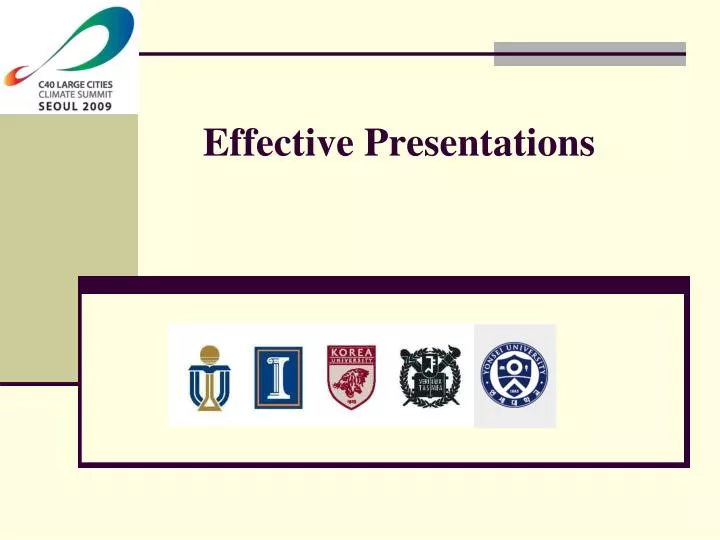 effective presentations