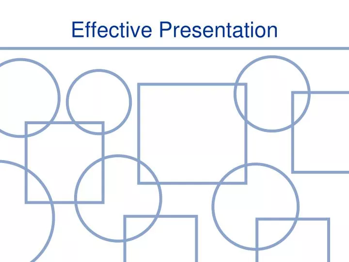 effective presentation