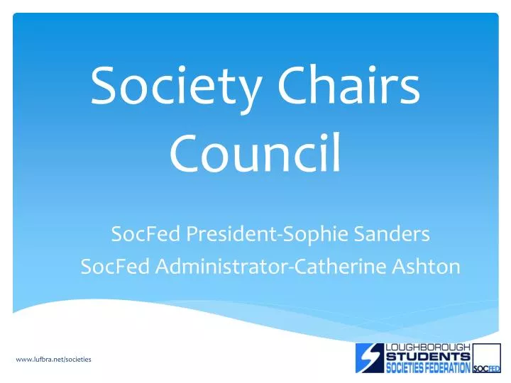 society chairs council