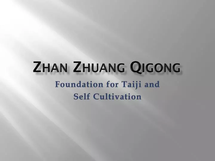 zhan zhuang qigong