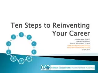 Ten Steps to Reinventing Your Career