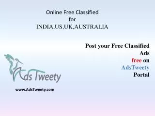AdsTweety Free Classified Directory