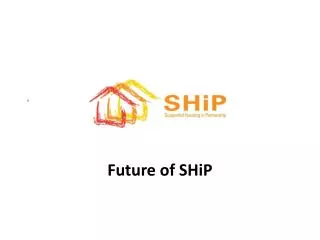 Future of SHiP