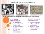 Simon Commission (1927) - slide 1