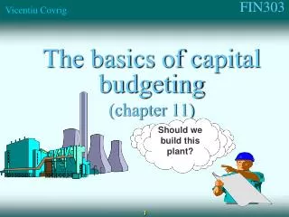 The basics of capital budgeting (chapter 11)