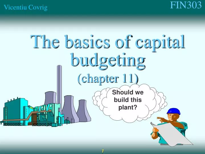 the basics of capital budgeting chapter 11