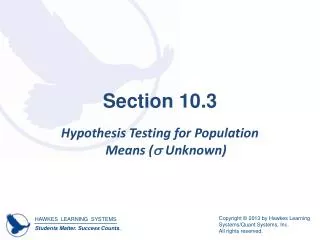 Section 10.3