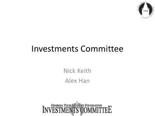 Investments Committee