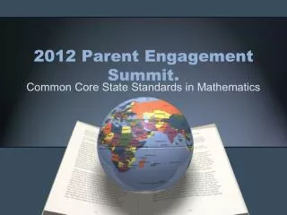 2012 Parent Engagement Summit.