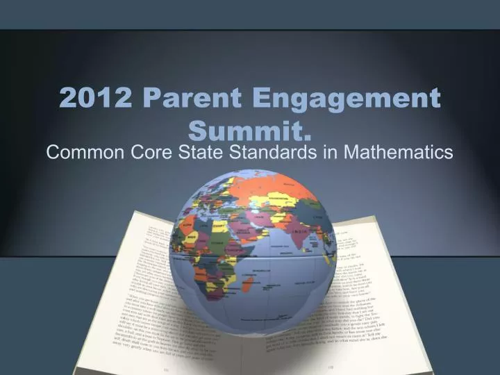 2012 parent engagement summit