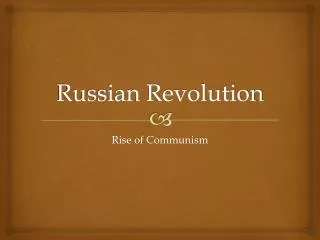 Russian Revolution