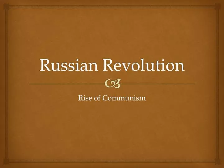 russian revolution