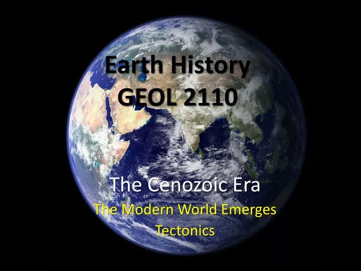 earth history geol 2110