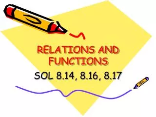 RELATIONS AND FUNCTIONS