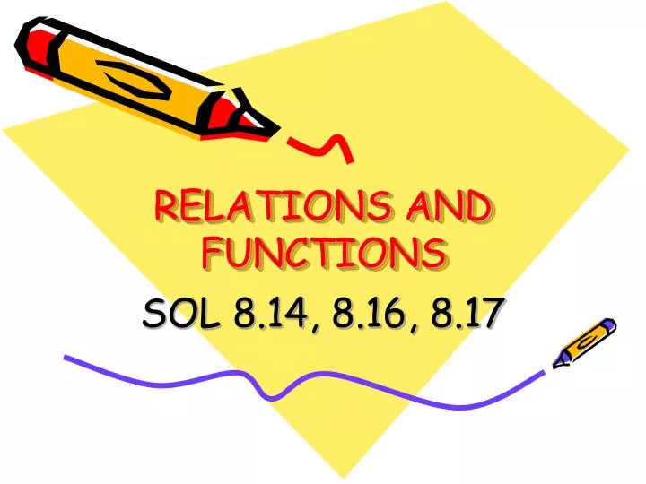 relations and functions