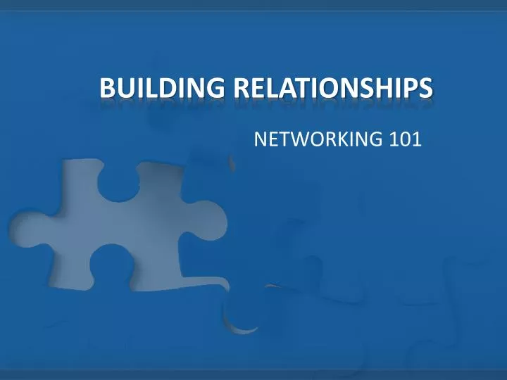 building relationships