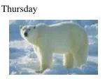 Thursday - slide 1