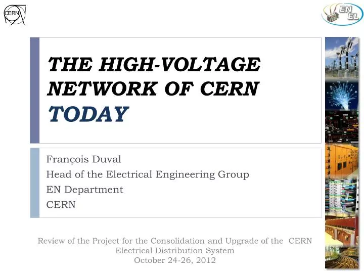the high voltage network of cern today