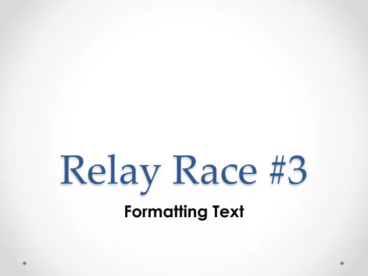 relay race 3