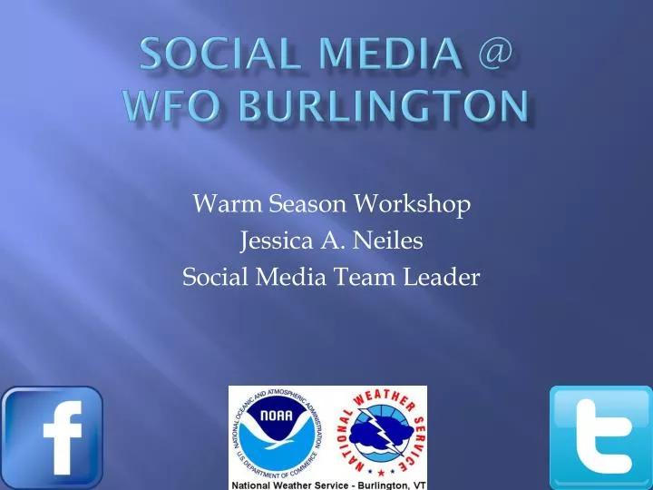 social media @ wfo burlington