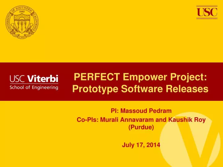 perfect empower project prototype software releases
