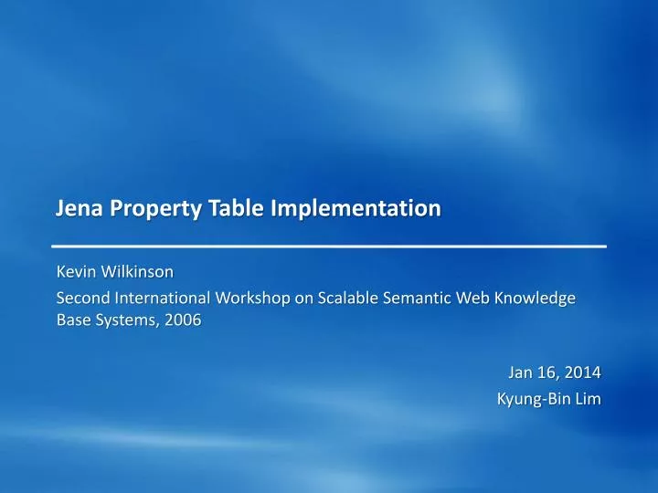 jena property table implementation