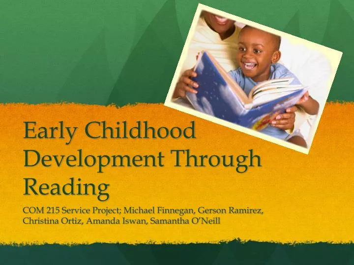 early childhood development through reading