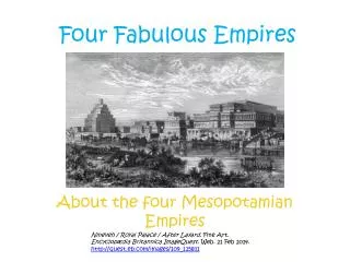 Four Fabulous Empires