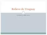 Relieve de Uruguay - slide 1