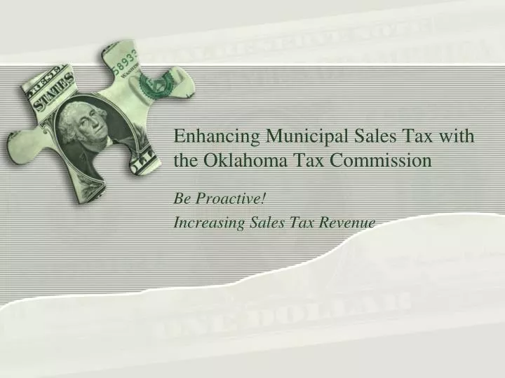 enhancing municipal sales tax with the oklahoma tax commission