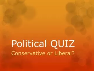 political quiz