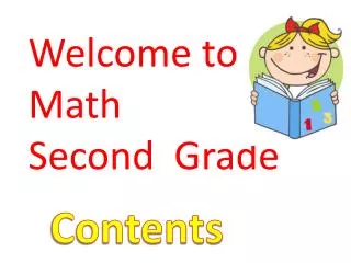 Welcome to Math Second Grade