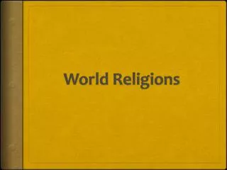 world religions