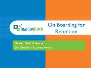 On Boarding for Retention