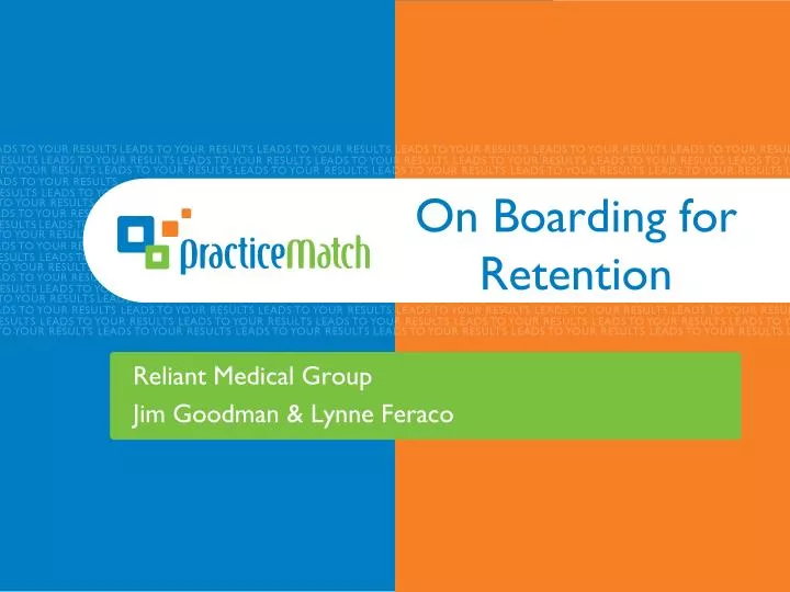 on boarding for retention