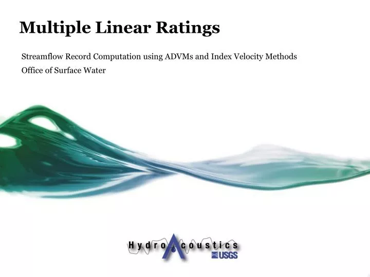 multiple linear ratings