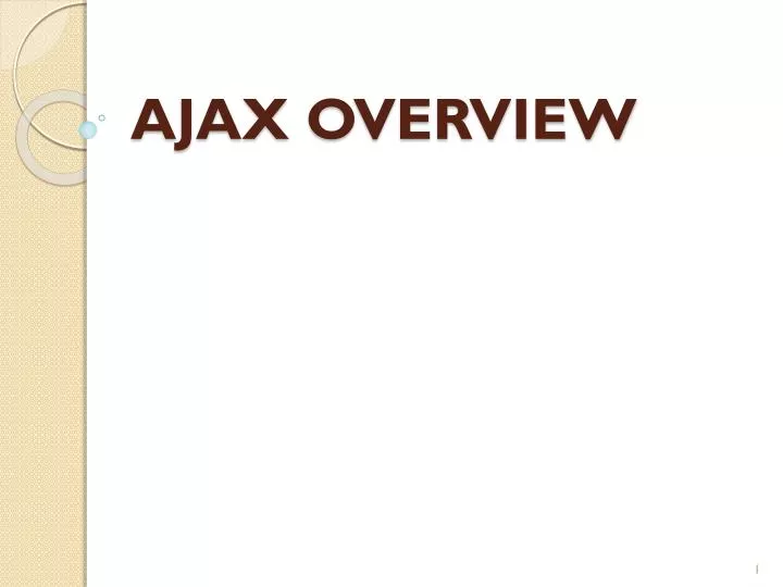 ajax overview