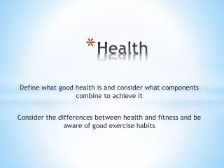 Health