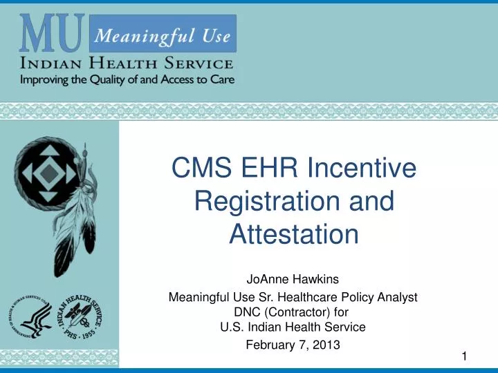 cms ehr incentive registration and attestation
