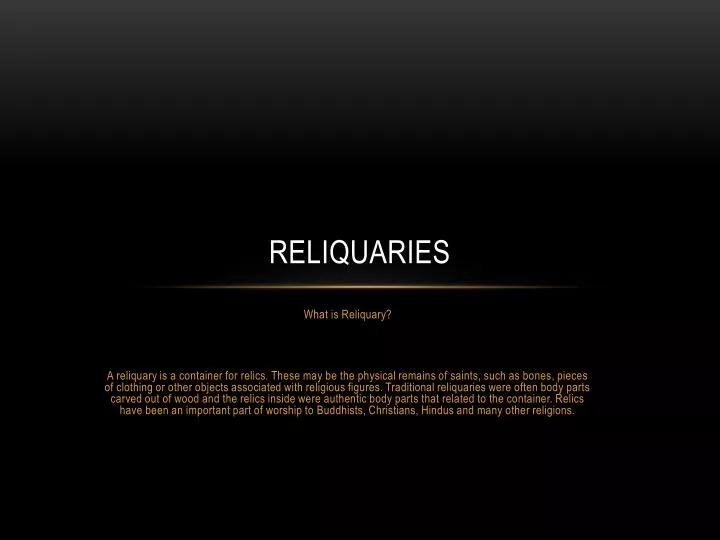 reliquaries