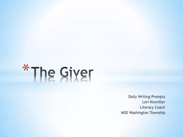 the giver