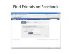 Find Friends on Facebook