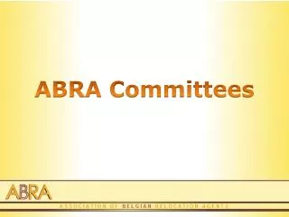 ABRA Committees
