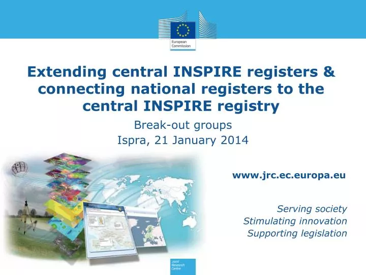 extending central inspire registers connecting national registers to the central inspire registry