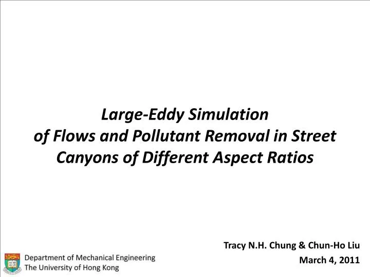 large eddy simulation of flows and pollutant removal in street canyons of different aspect ratios