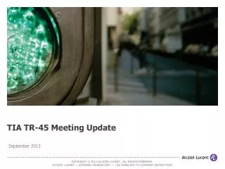 TIA TR-45 Meeting Update