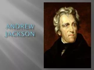 andrew jackson