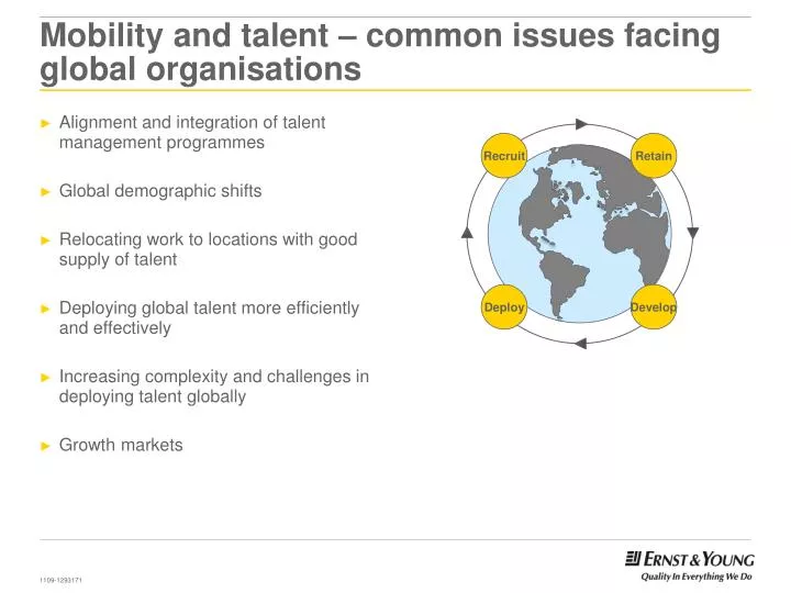 mobility and talent common issues facing global organisations