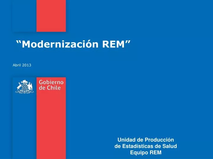 modernizaci n rem
