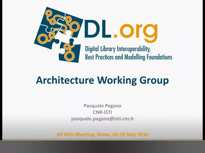 architecture working group